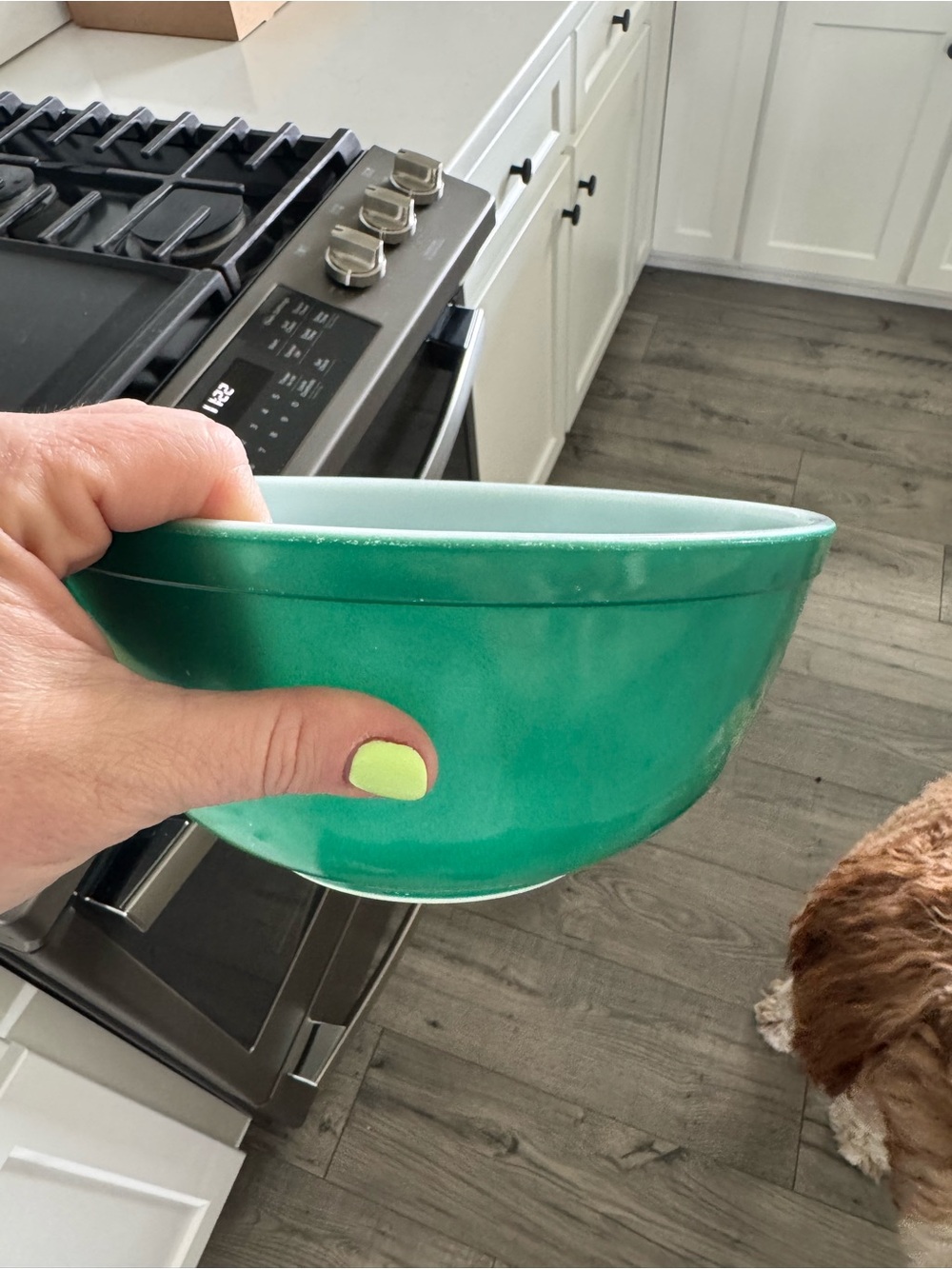 Vintage Pyrex Primary Colors Nesting Mixing Bowls Set of 3 with 401 403 404 - Picture 2 of 5